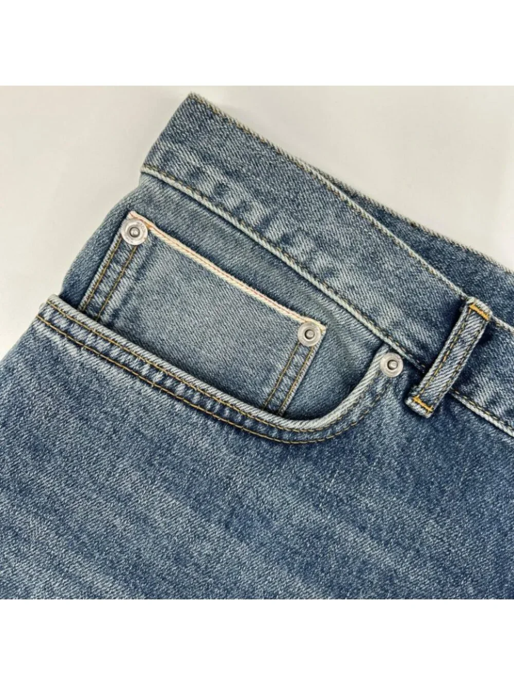 Dior Atelier Leather Patch Denim Pants 31